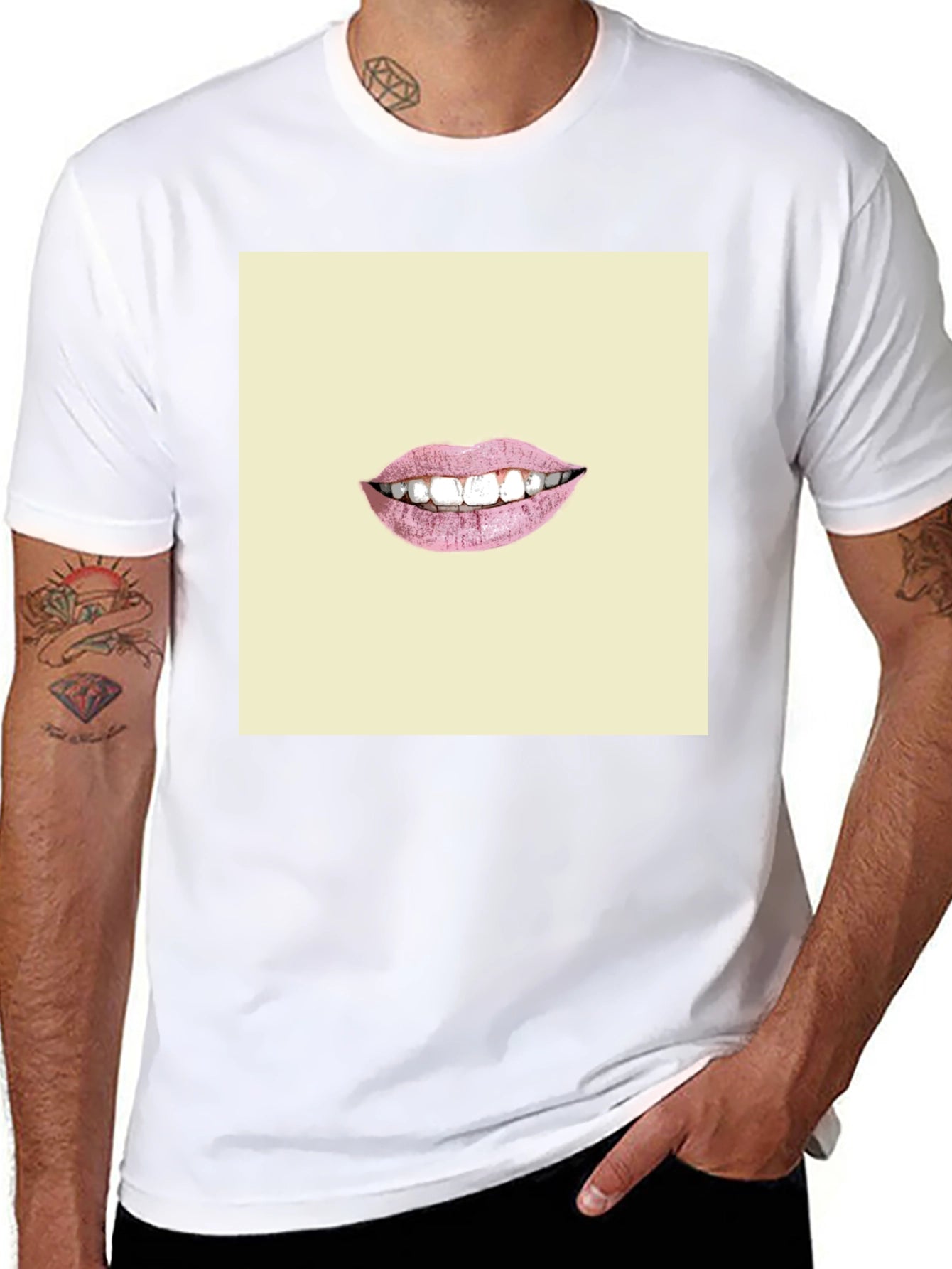 Illustrated Lips Graphic Tee