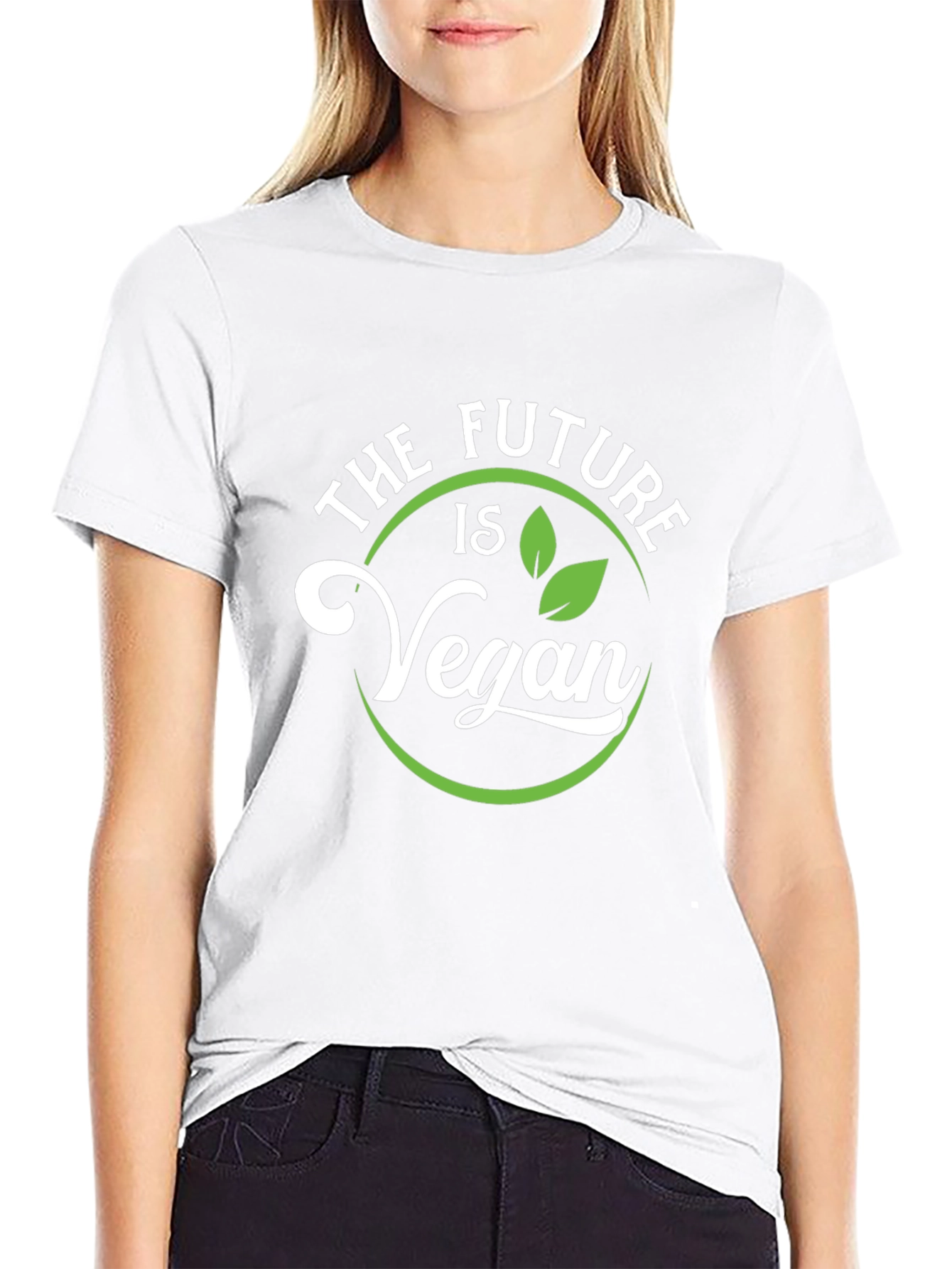 The Future is Vegan T-Shirt - Unisex Black Tee