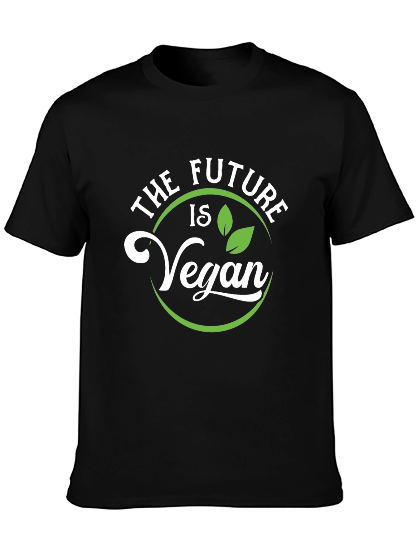 The Future is Vegan T-Shirt - Unisex Black Tee