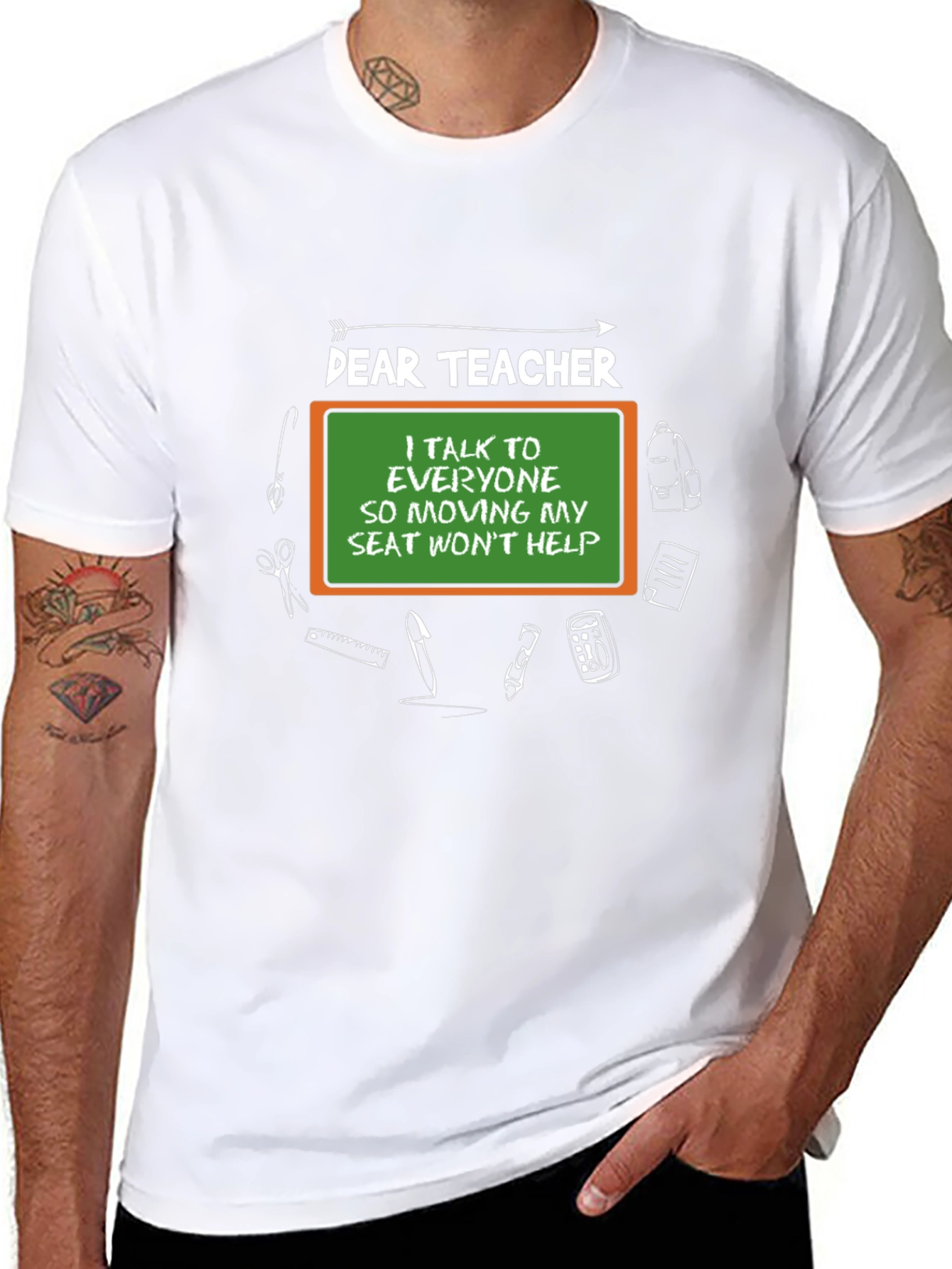 Dear Teacher T-Shirt Funny Gift for Teachers