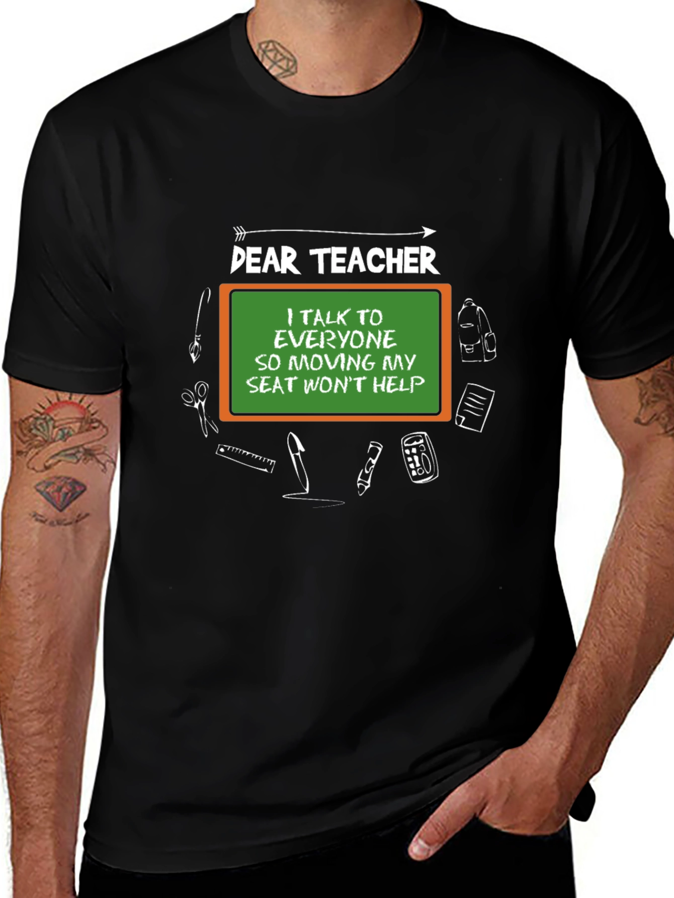 Dear Teacher T-Shirt Funny Gift for Teachers