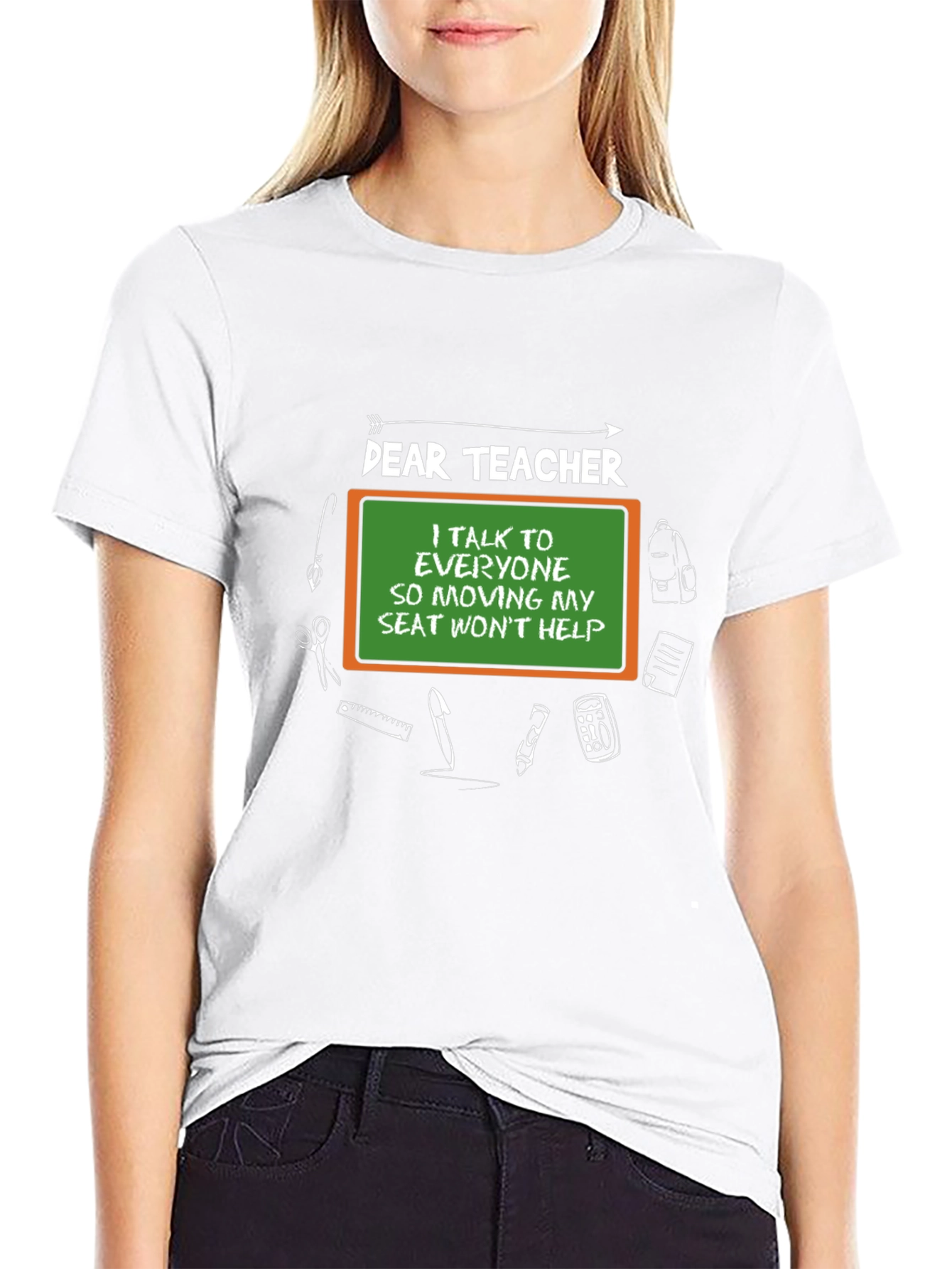 Dear Teacher T-Shirt Funny Gift for Teachers