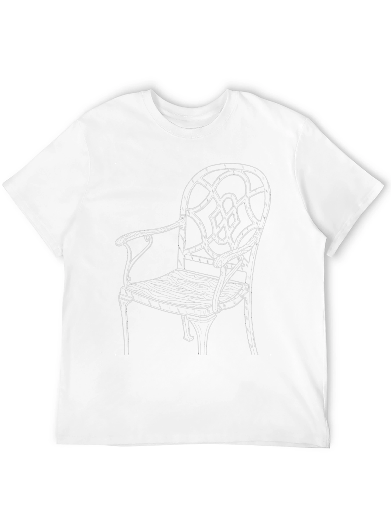 Modern Chair Graphic T-Shirt - Black