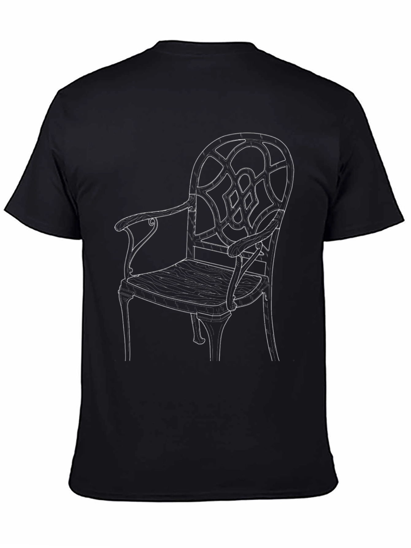 Modern Chair Graphic T-Shirt - Black