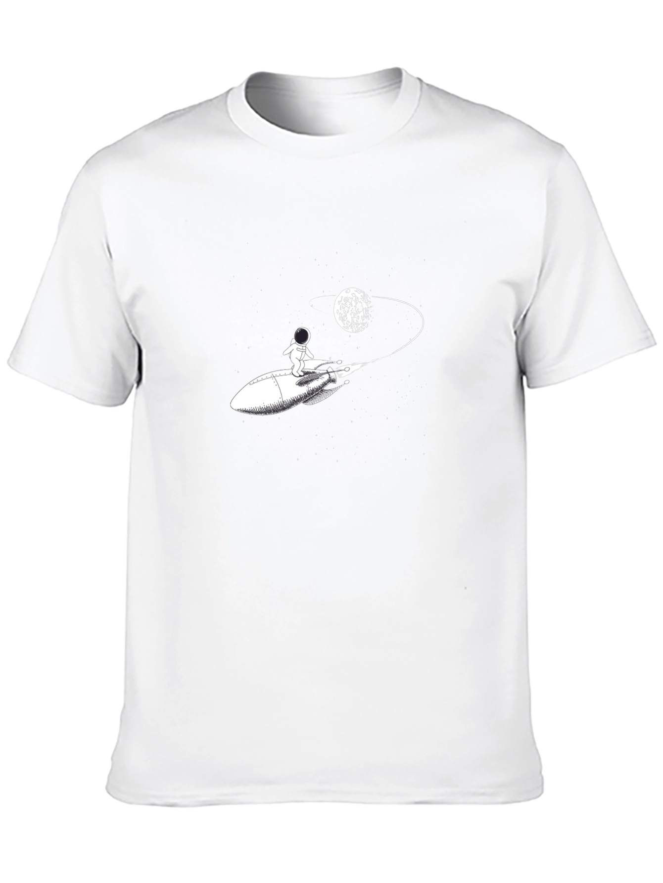 Astronaut Rocket T-Shirt - Space Adventure Tee