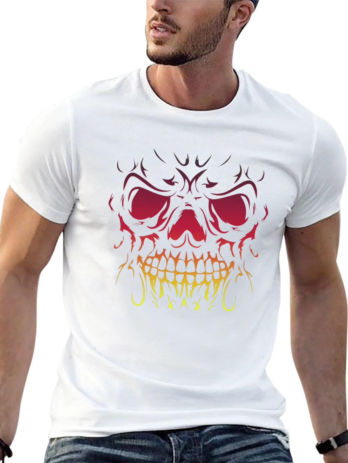 Skull Graphic Black T-Shirt