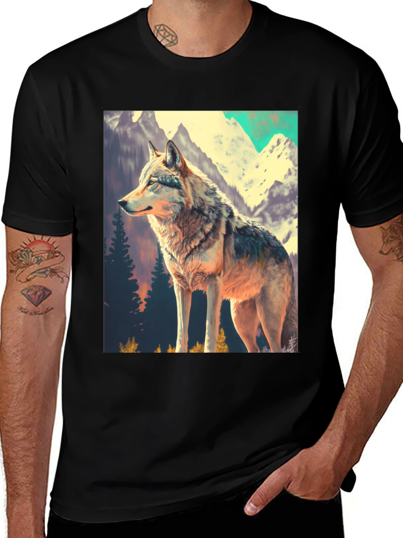 Wolf Mountain Graphic Tee
