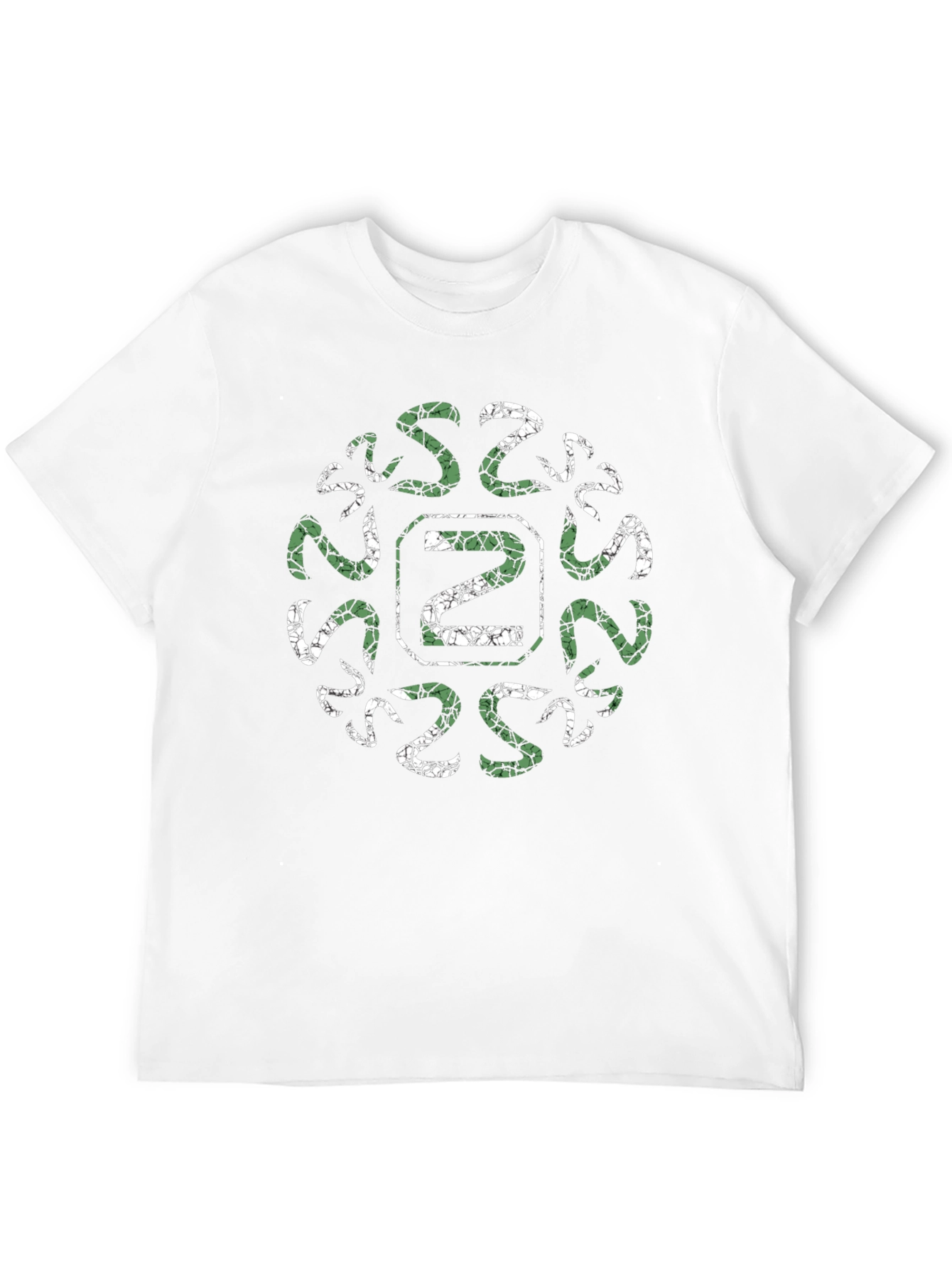 Green Snake Letter Z Graphic T-Shirt