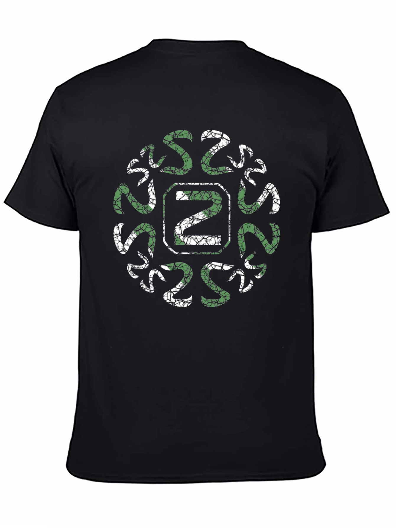 Green Snake Letter Z Graphic T-Shirt