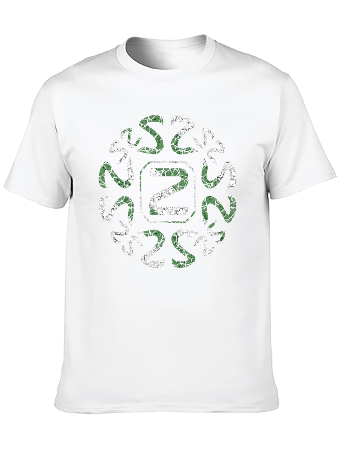 Green Snake Letter Z Graphic T-Shirt
