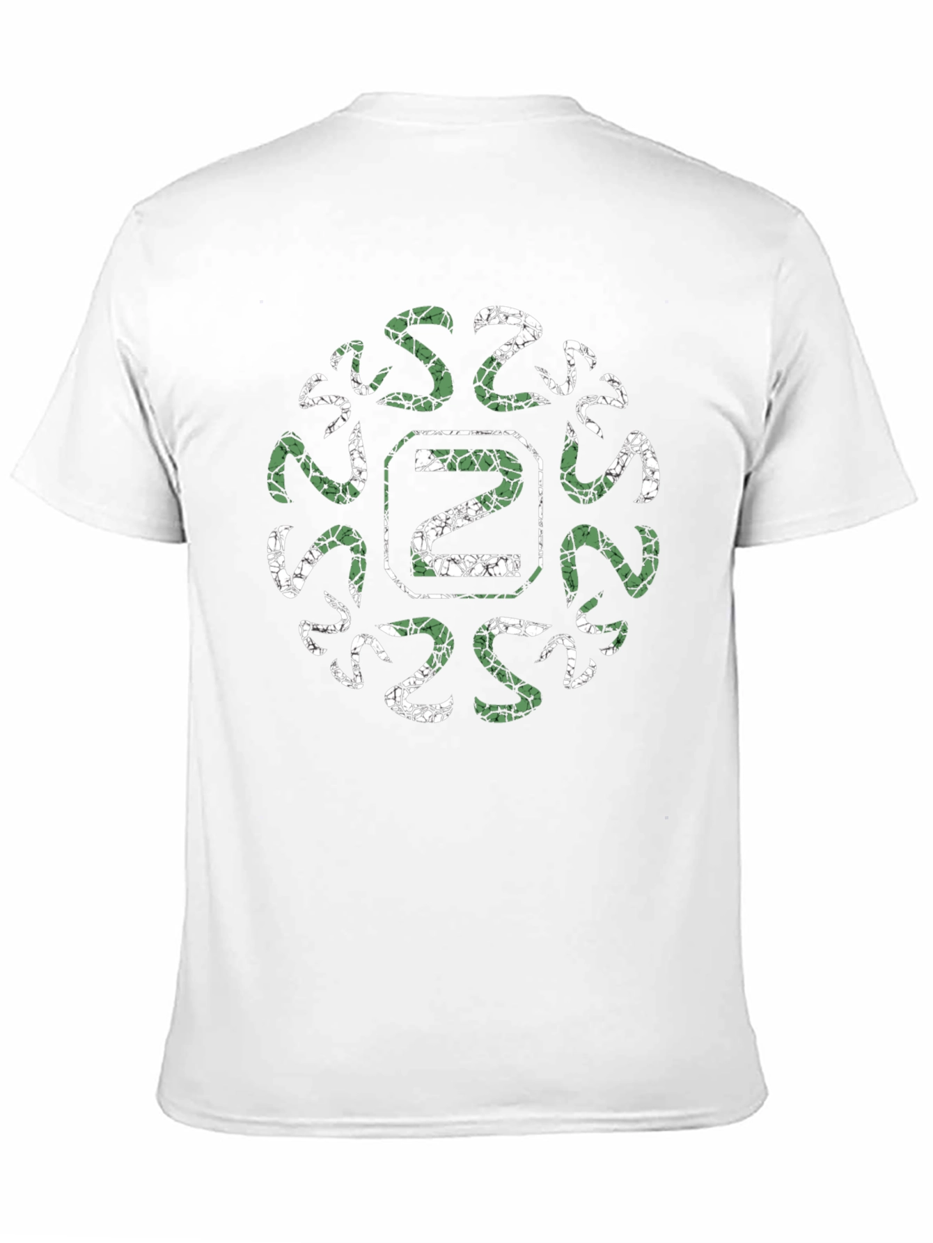 Green Snake Letter Z Graphic T-Shirt