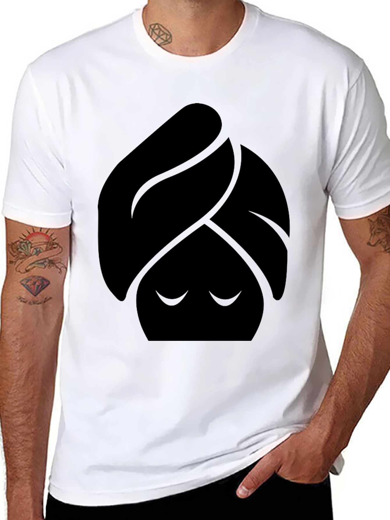 Black T-Shirt - Spa Day Graphic