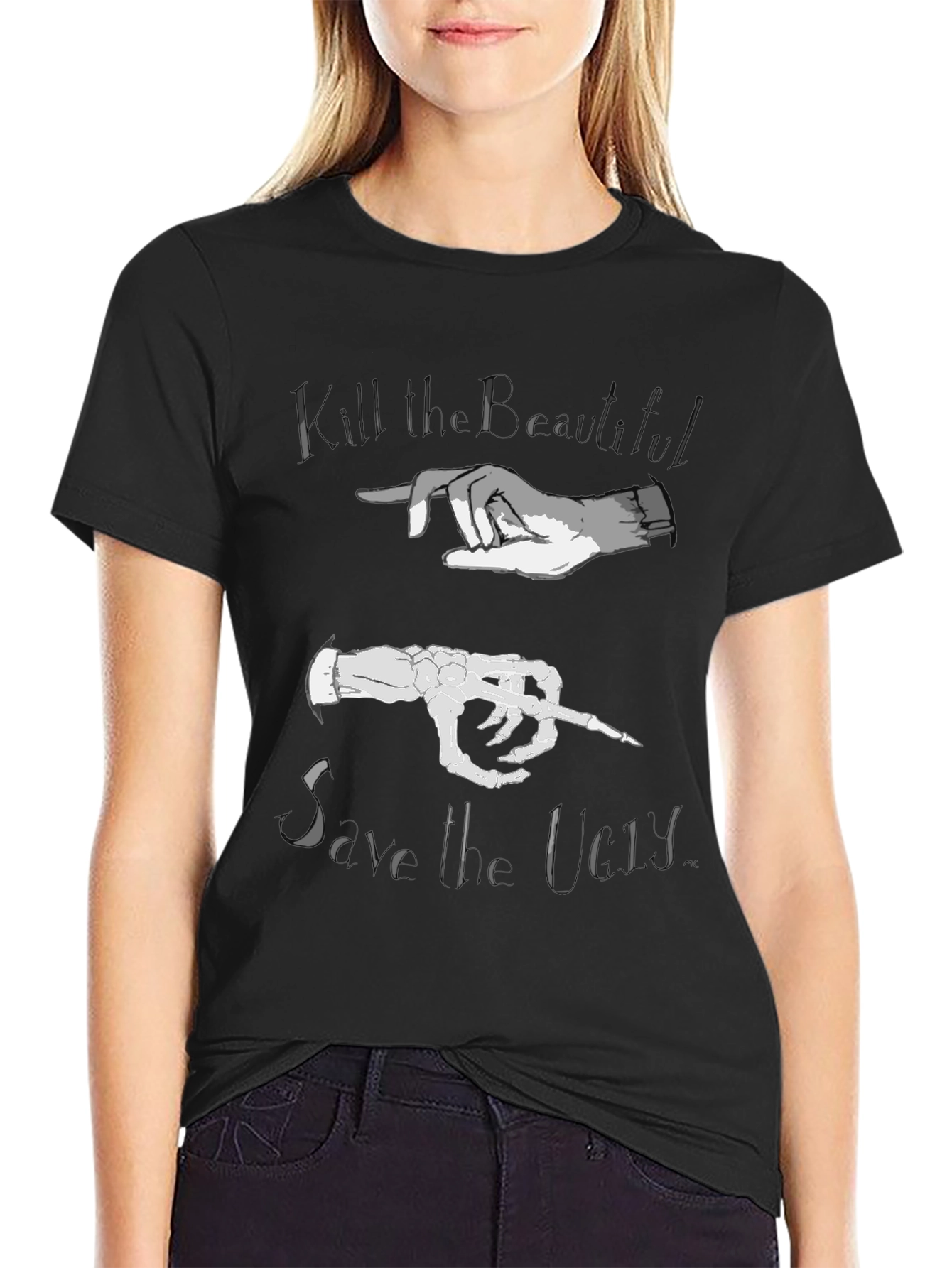 Kill the Beautiful Save the Lost Graphic T-Shirt