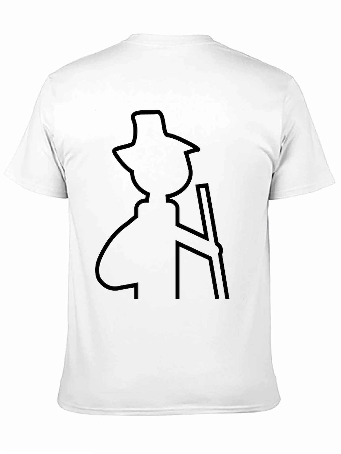 Silhouette Hiker T-Shirt - Black Cotton Blend