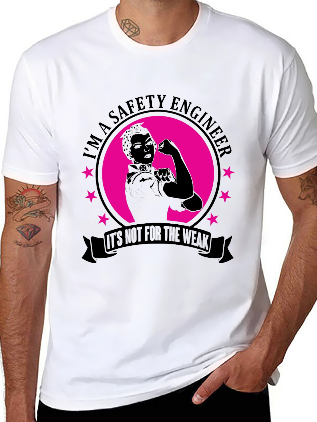 Safety Engineer T-Shirt - Rosie Riveter Style!