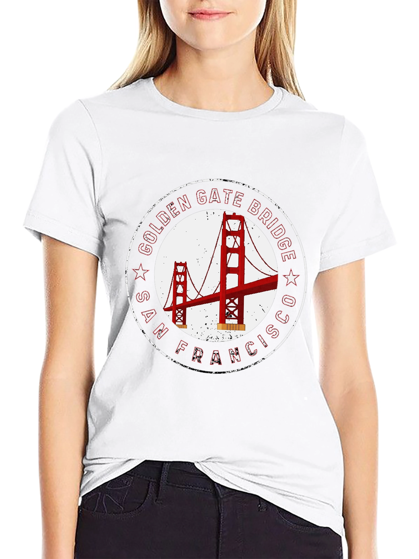 Golden Gate Bridge Graphic Tee - San Francisco T-Shirt
