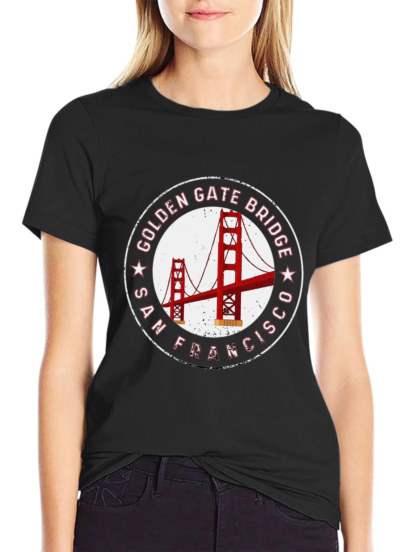 Golden Gate Bridge Graphic Tee - San Francisco T-Shirt