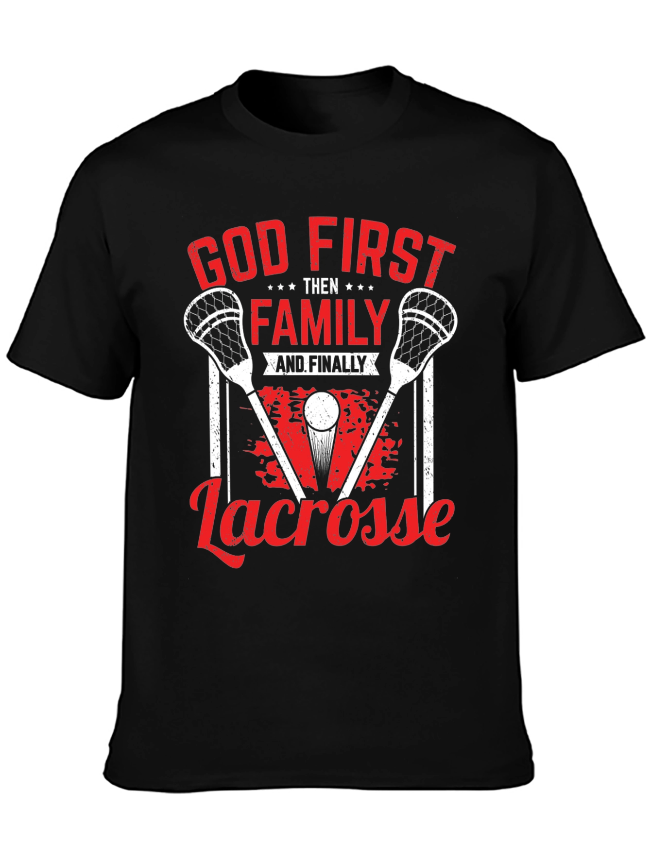 God First Family Lacrosse T-Shirt