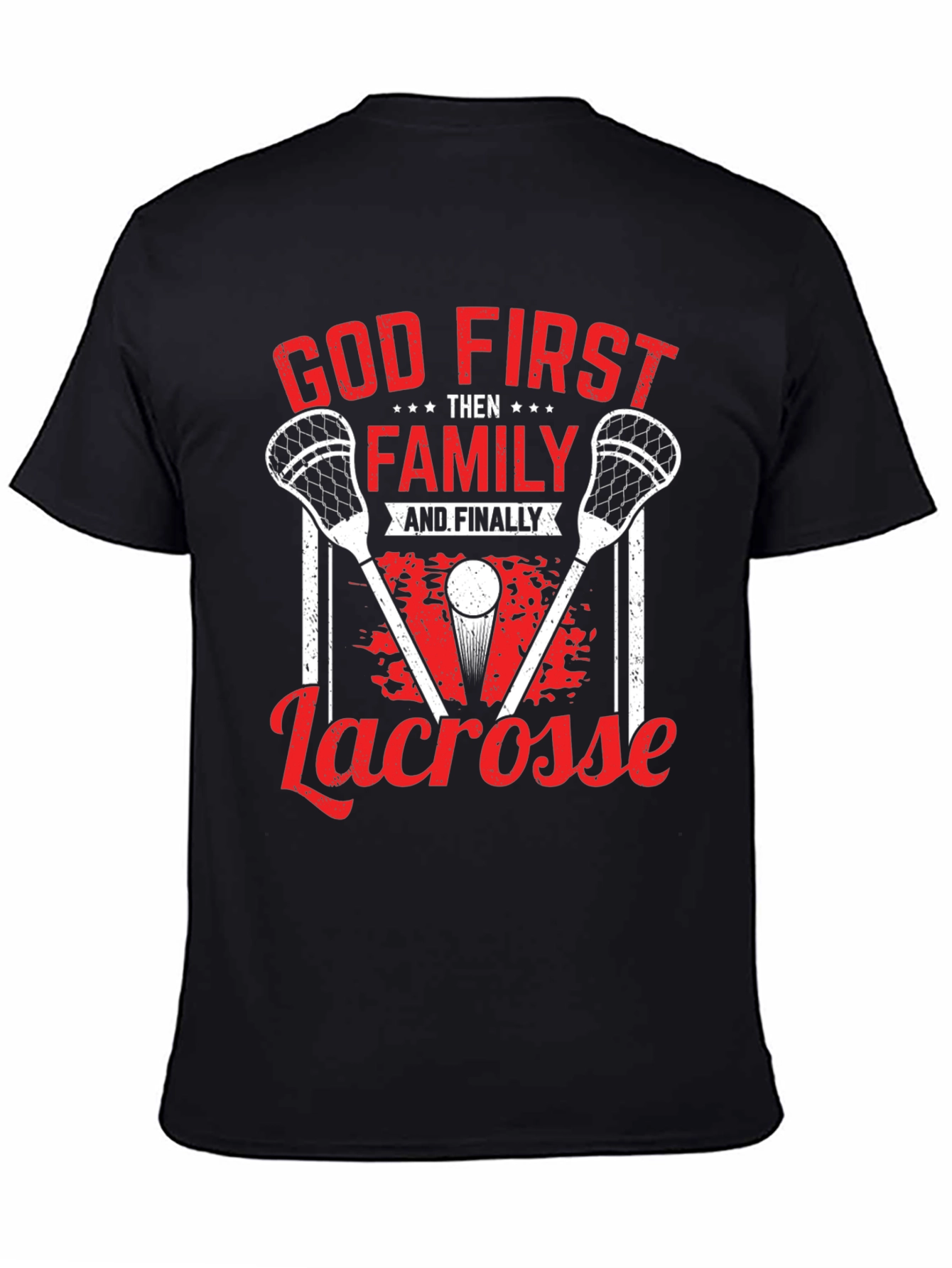 God First Family Lacrosse T-Shirt