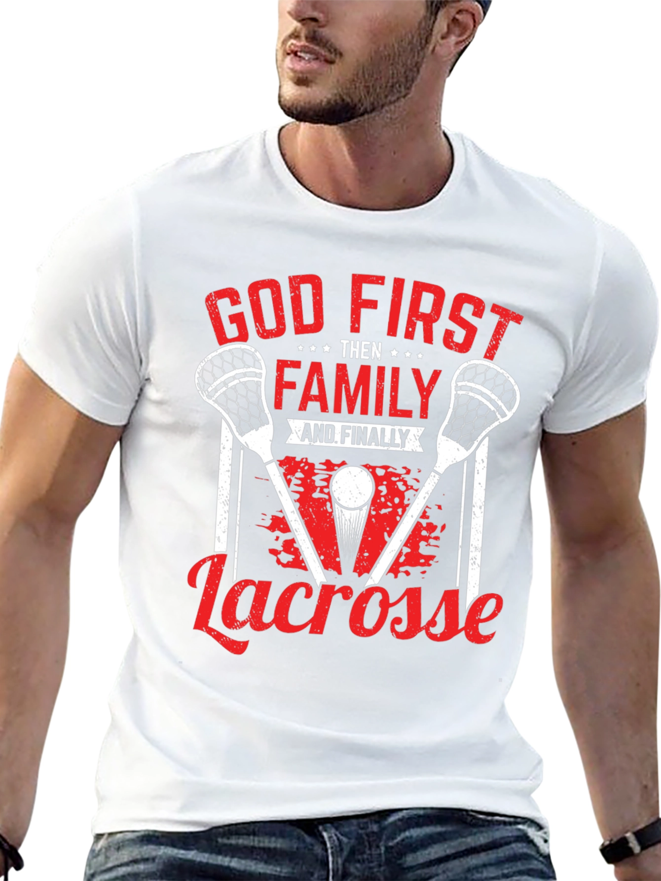 God First Family Lacrosse T-Shirt