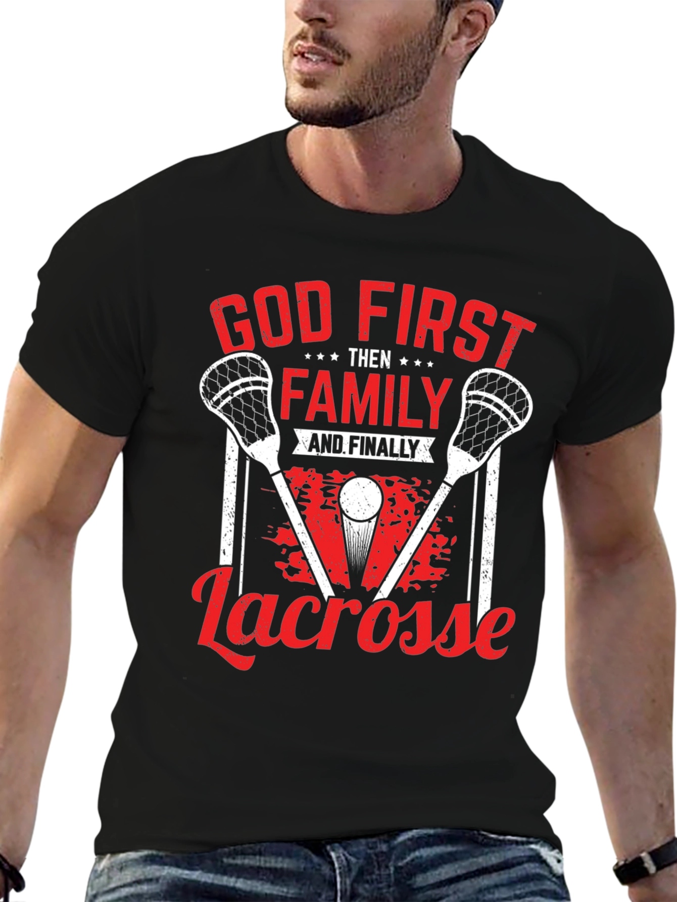 God First Family Lacrosse T-Shirt