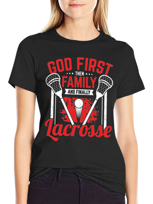 God First Family Lacrosse T-Shirt