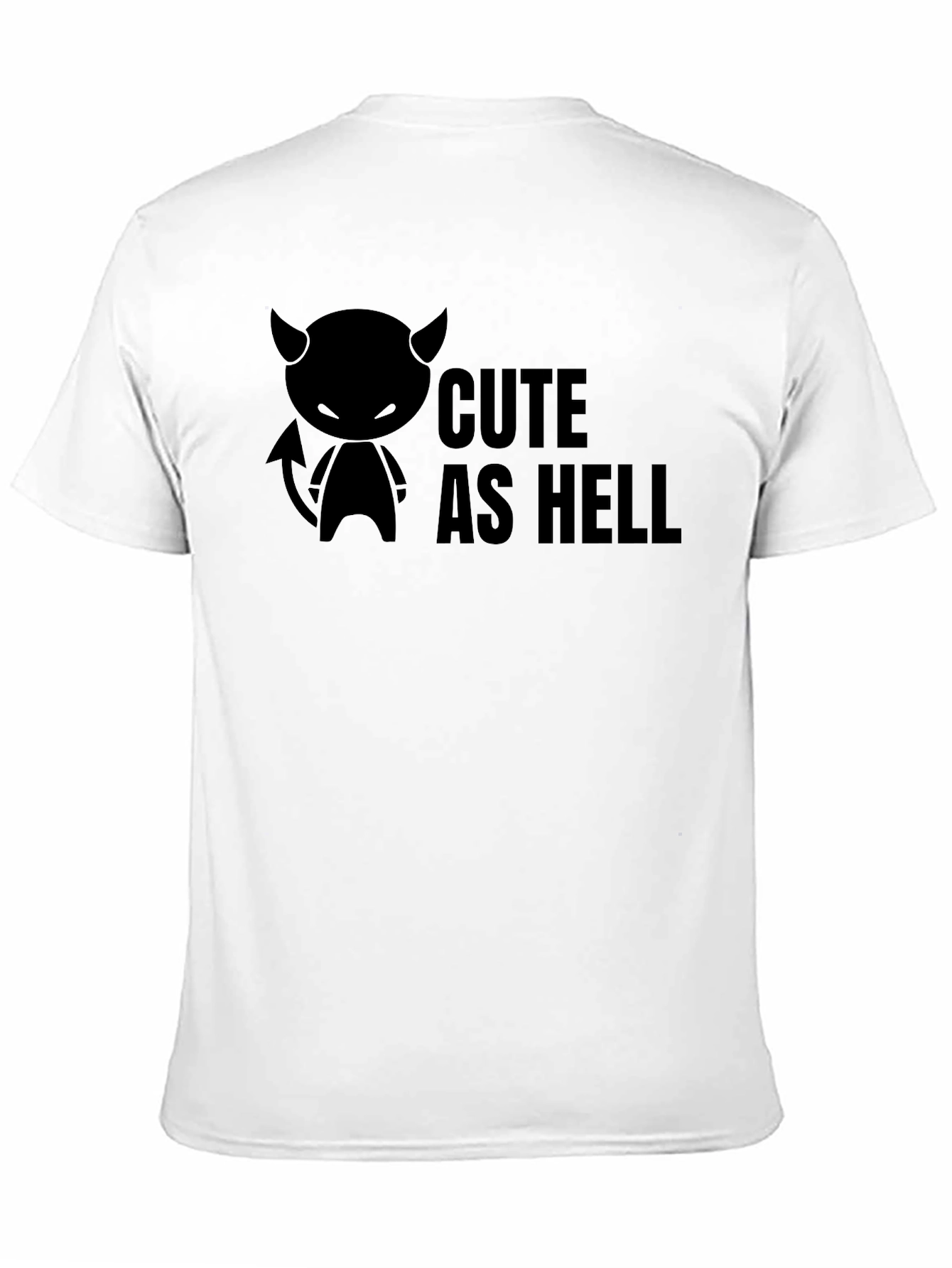 Cute as Hell Black T-Shirt