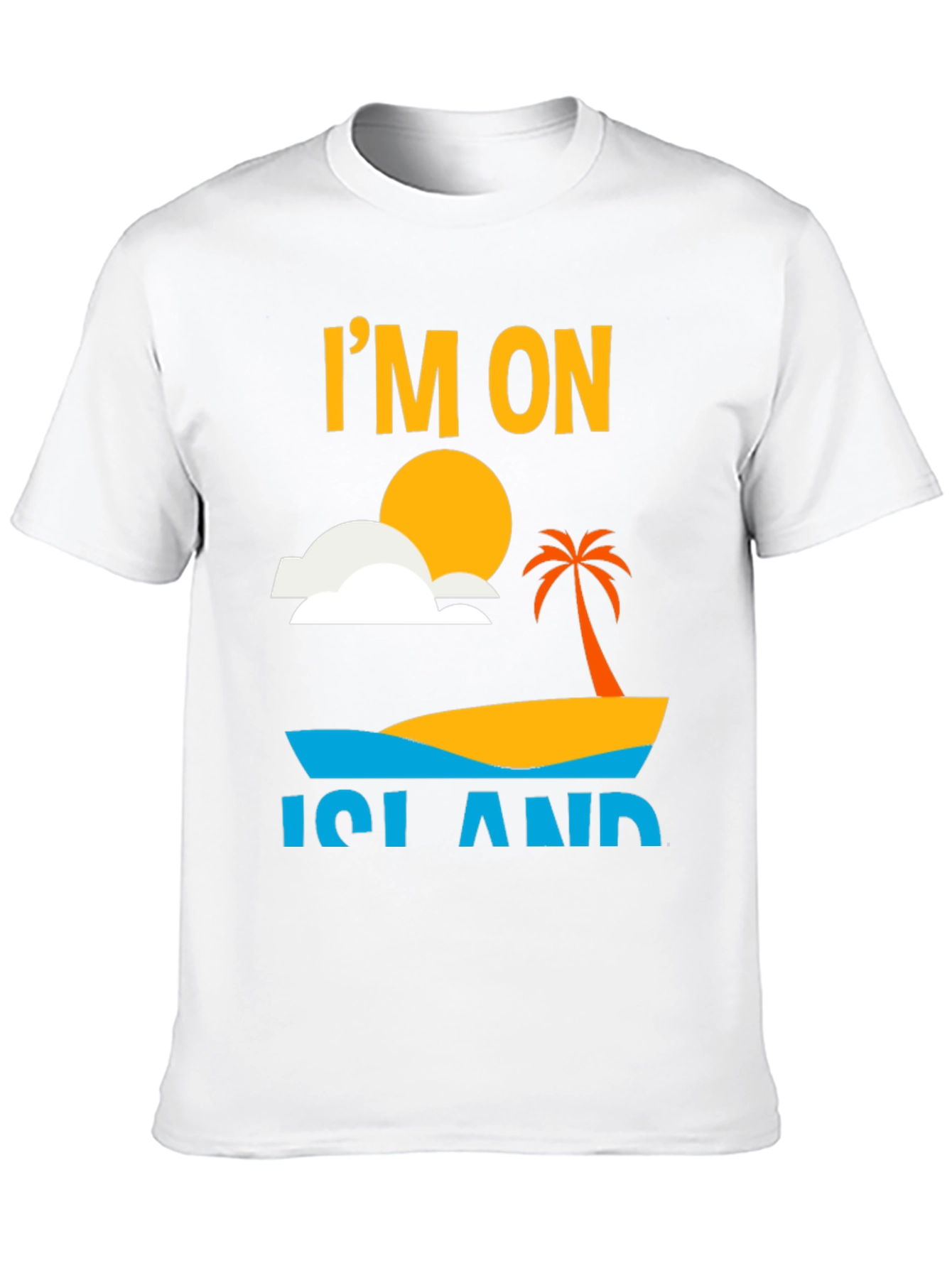 Im On Island Graphic T-Shirt - Tropical Vacation Tee