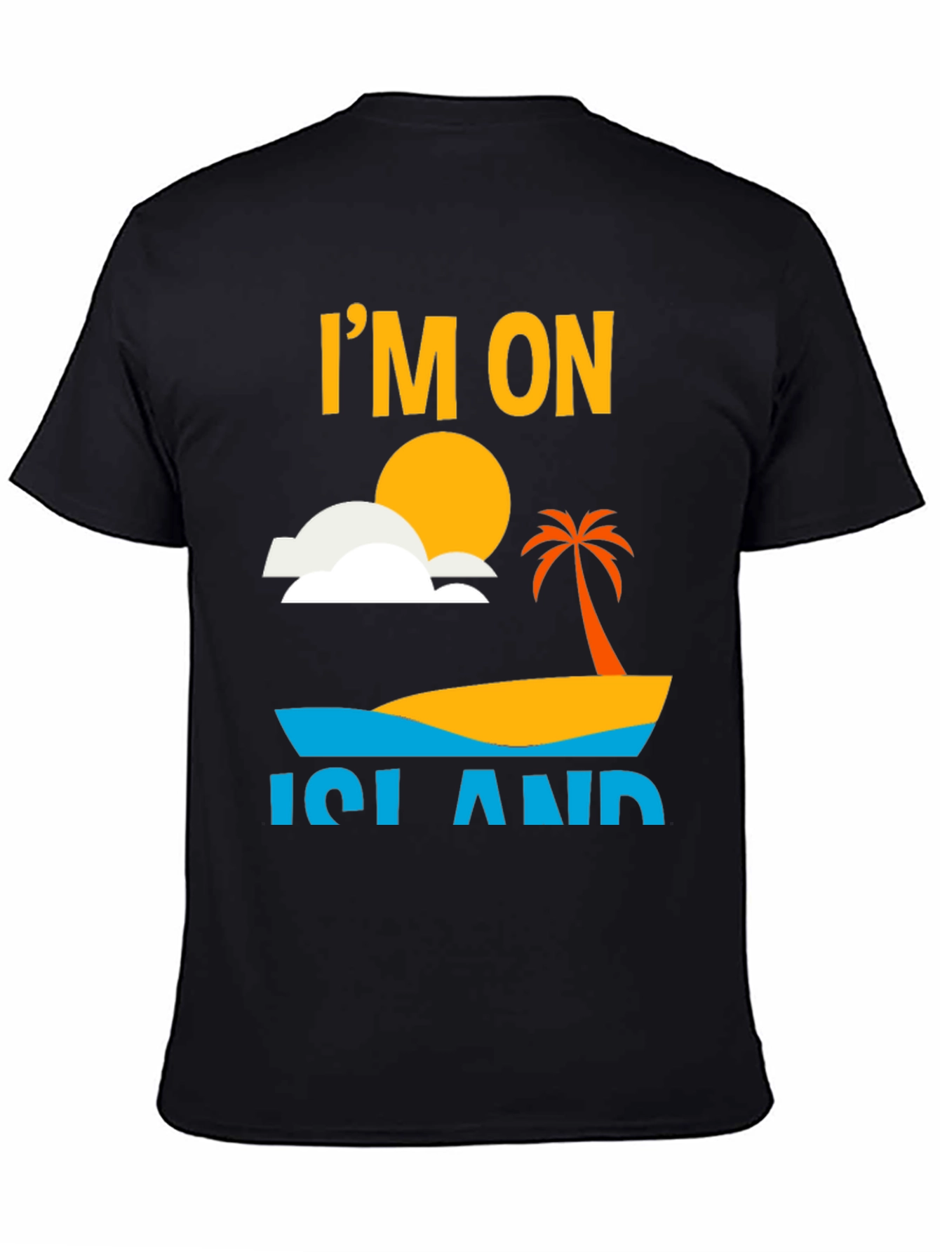 Im On Island Graphic T-Shirt - Tropical Vacation Tee