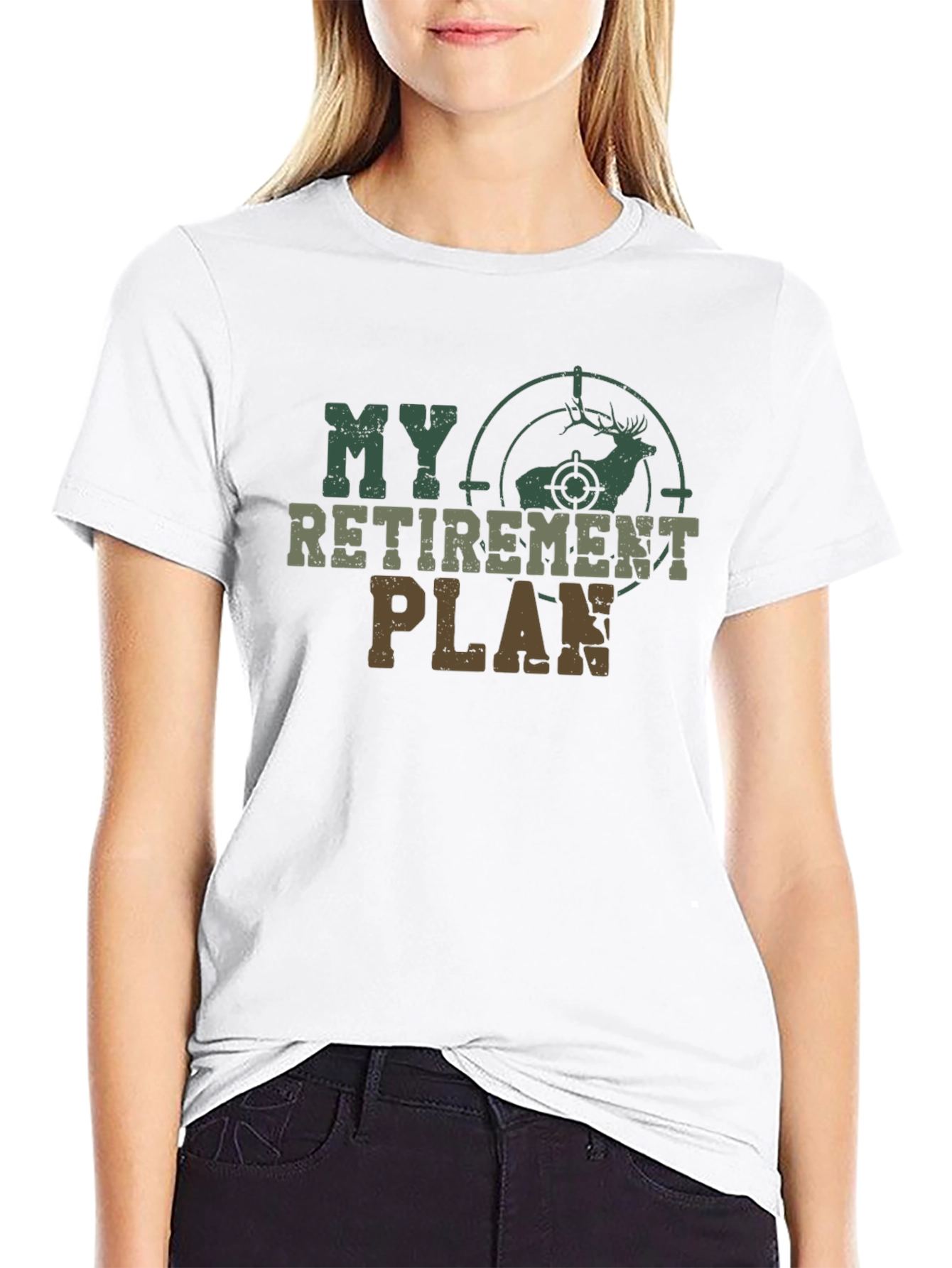 My Retirement Plan Deer Hunting Graphic T-Shirt