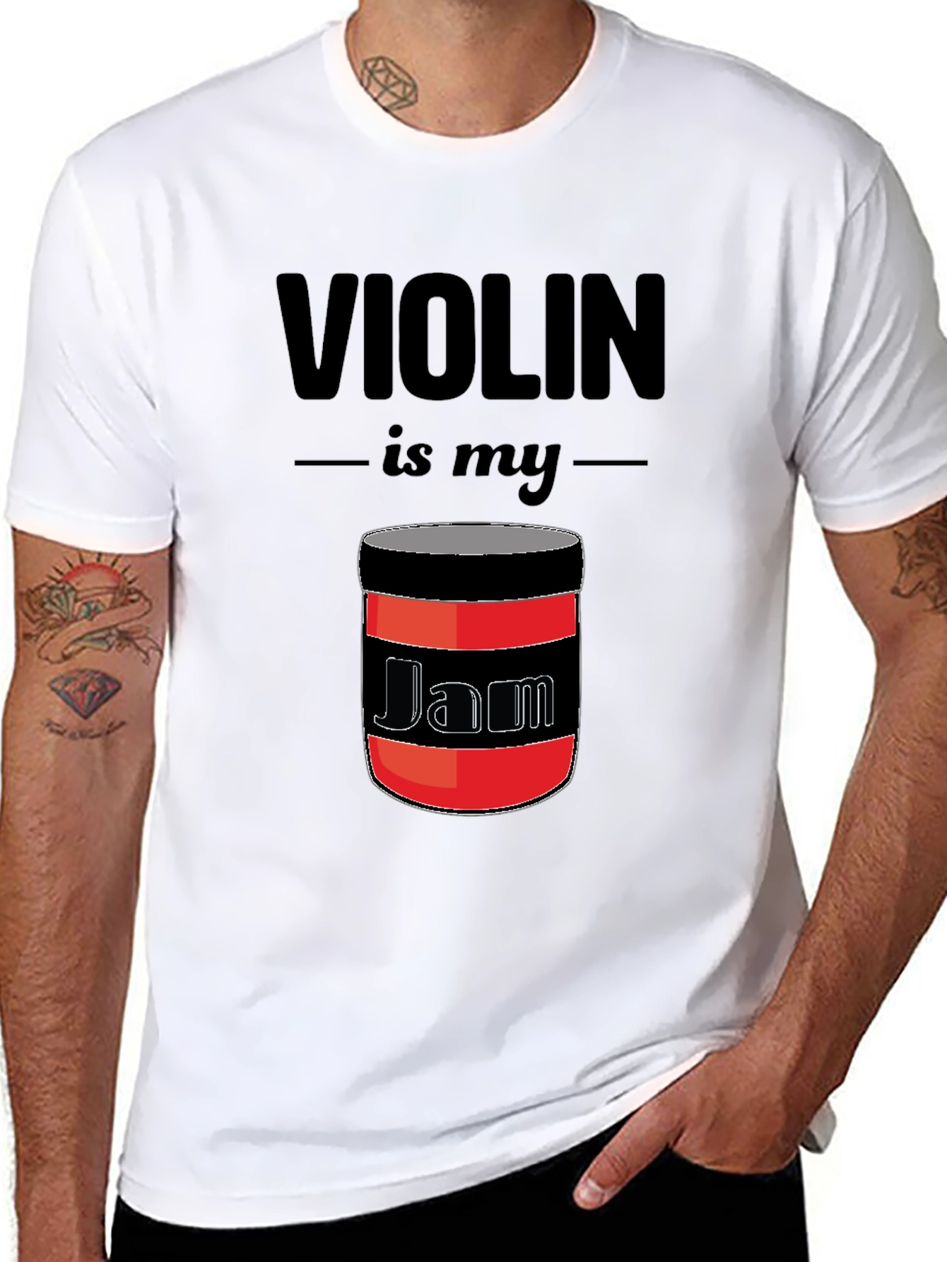 Violin is my Jam T-Shirt - Music Lover Tee