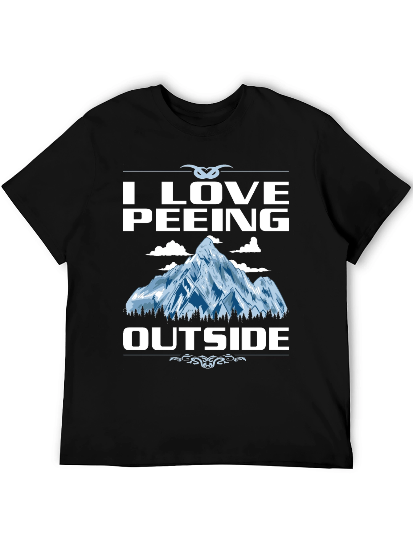 I Love Peeing Outside Graphic Tee
