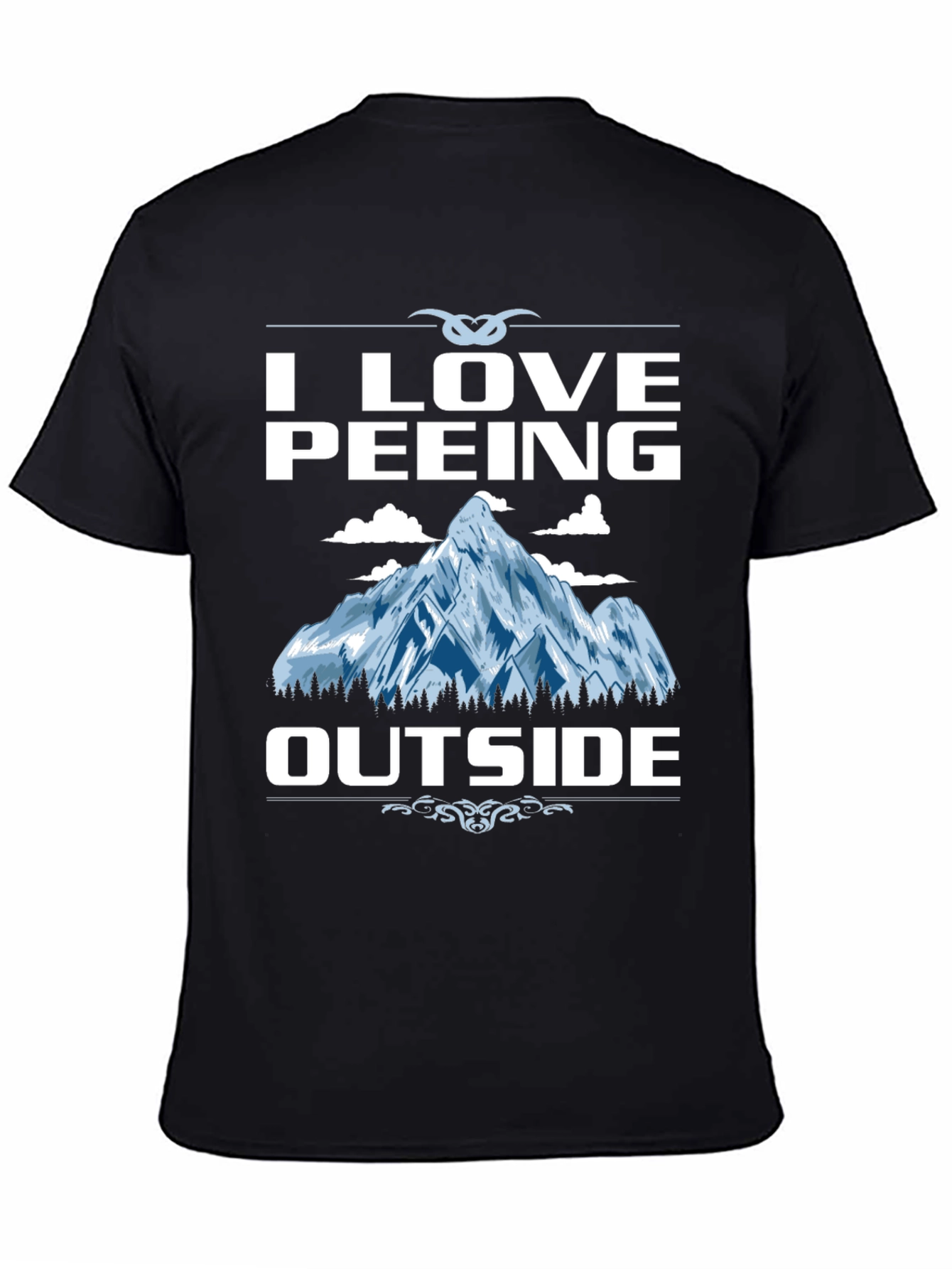 I Love Peeing Outside Graphic Tee