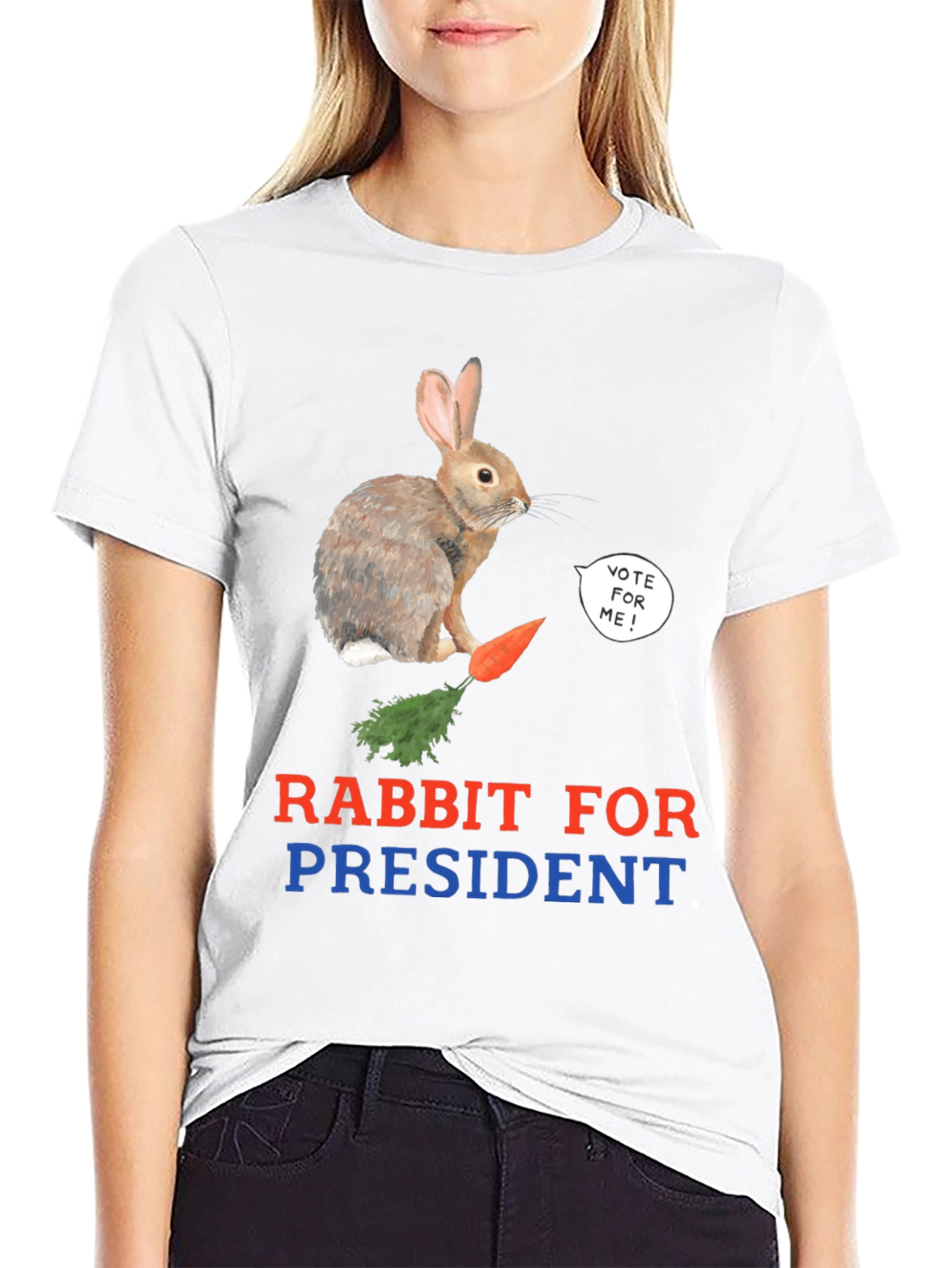 Rabbit for President T-Shirt - Vote Now!