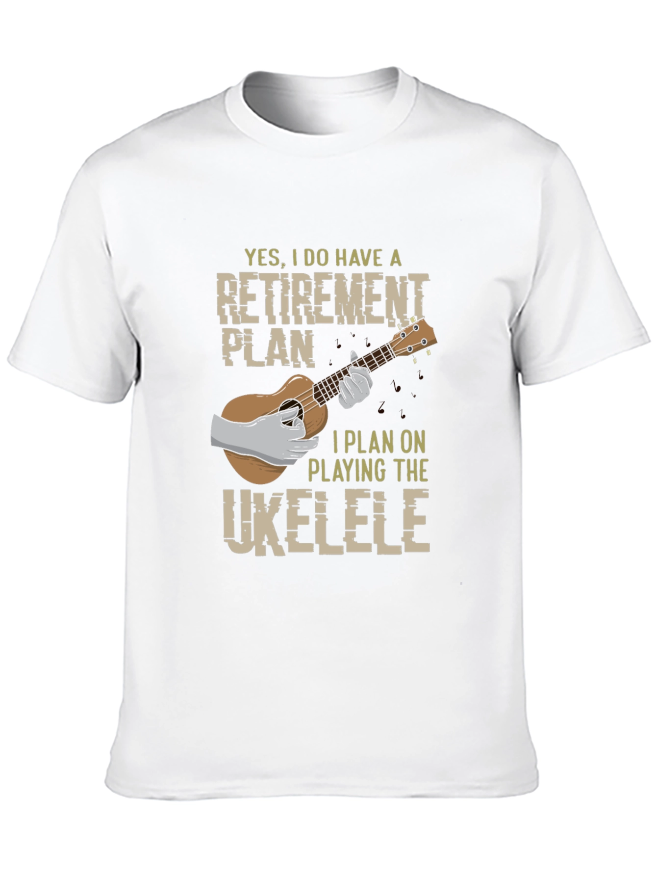 Retirement Ukulele Plan Graphic Tee