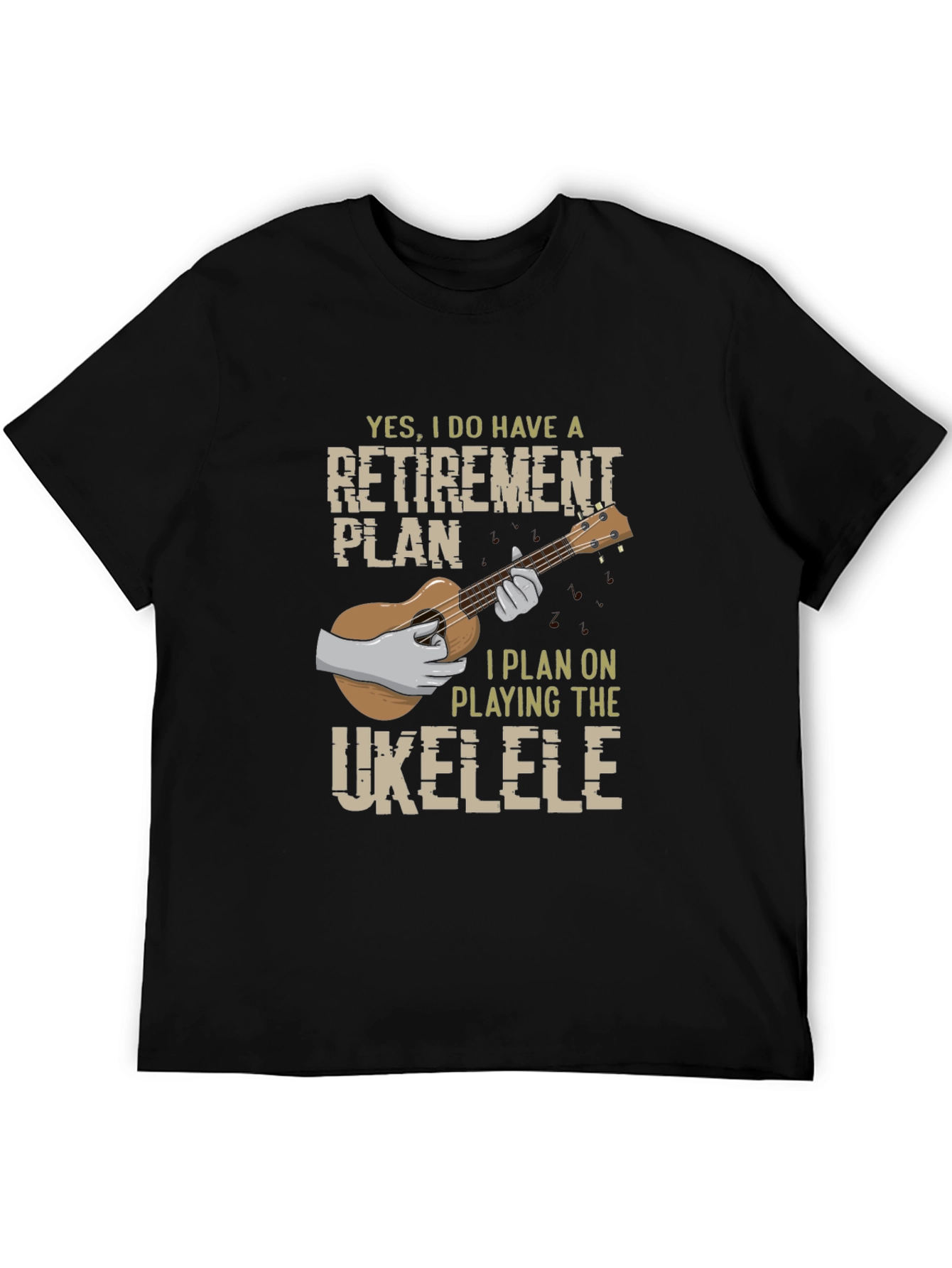 Retirement Ukulele Plan Graphic Tee