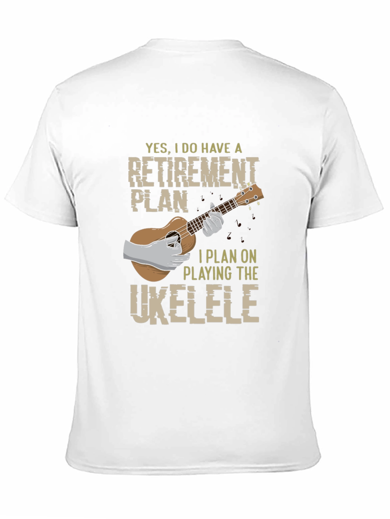Retirement Ukulele Plan Graphic Tee