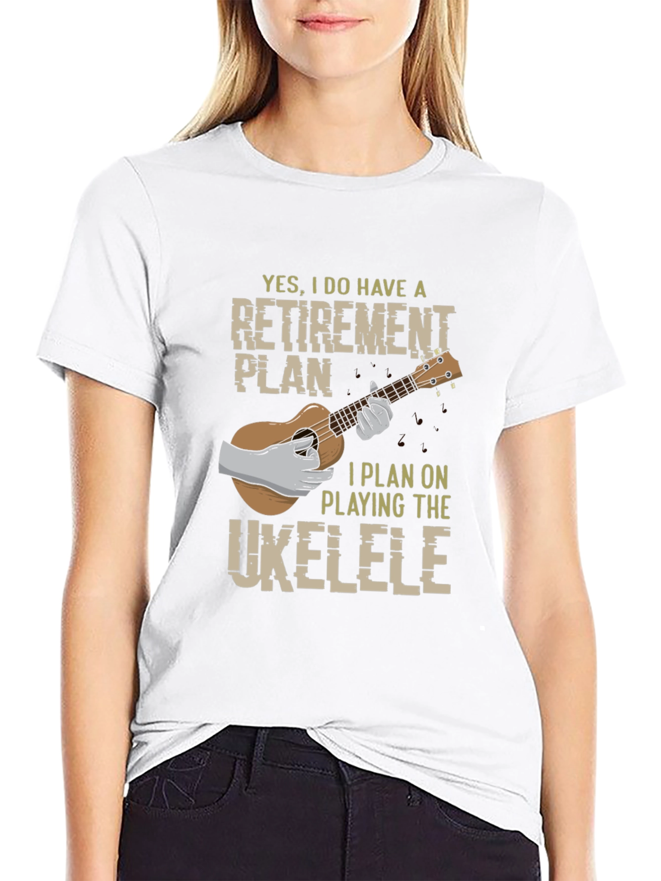 Retirement Ukulele Plan Graphic Tee