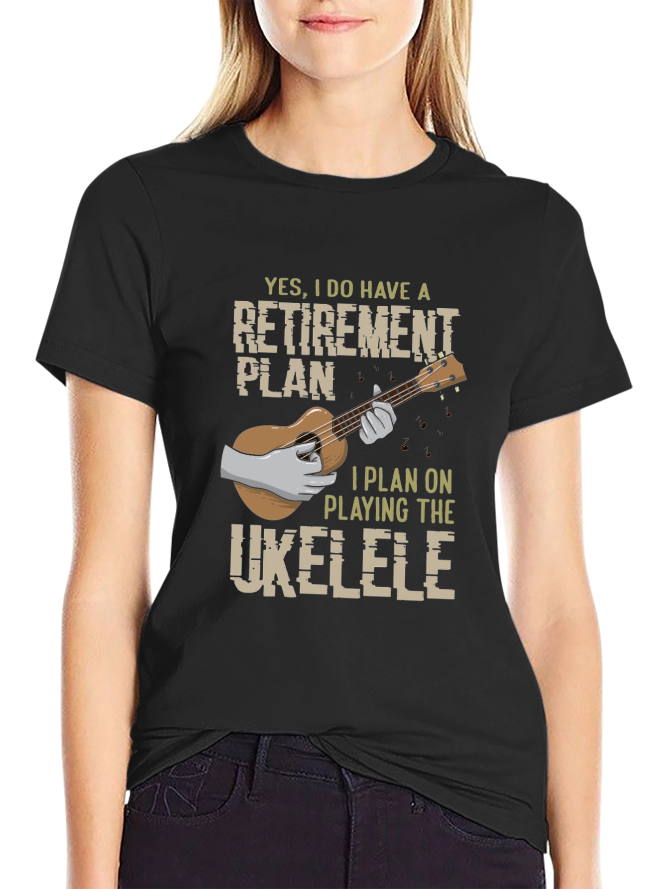 Retirement Ukulele Plan Graphic Tee