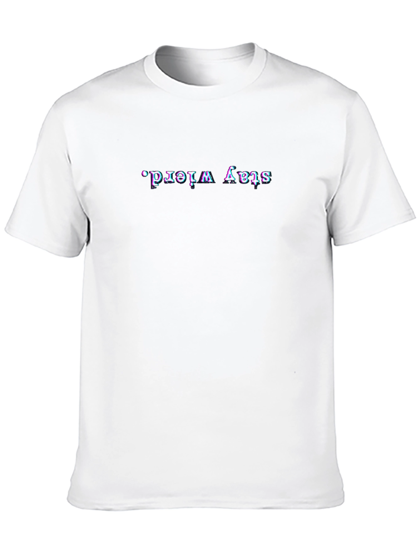 Stay Weird Black Graphic Tee