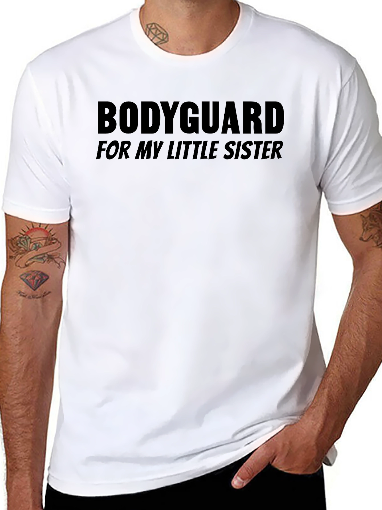 Bodyguard For My Little Sister Graphic Tee