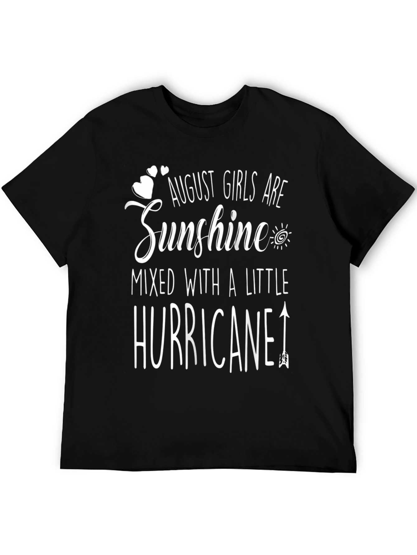 August Girls Sunshine Hurricane Black T-Shirt