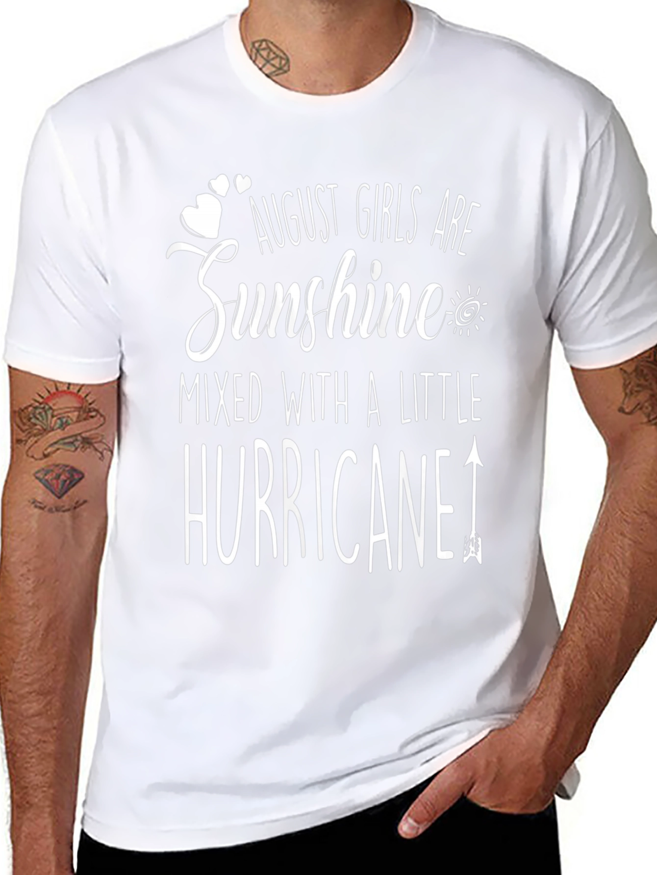August Girls Sunshine Hurricane Black T-Shirt