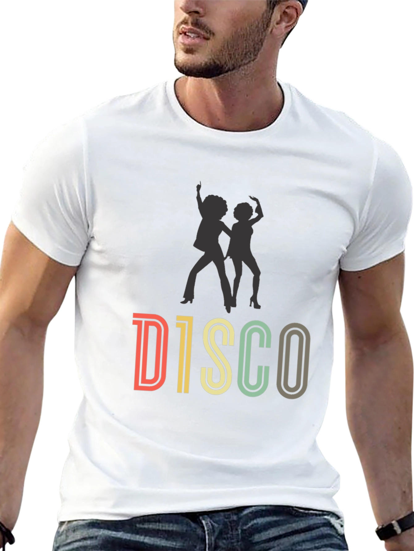 Retro Disco Dance Graphic T-Shirt