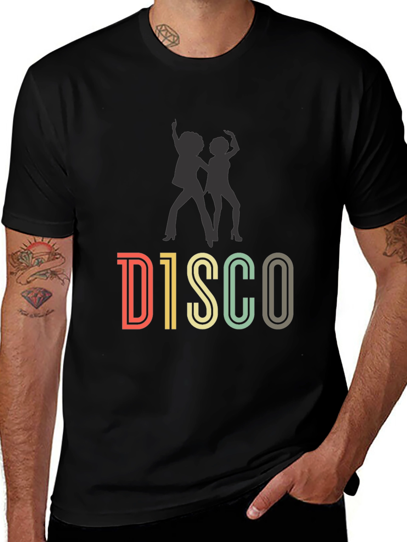 Retro Disco Dance Graphic T-Shirt