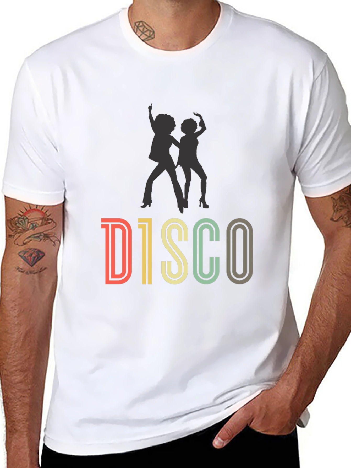 Retro Disco Dance Graphic T-Shirt