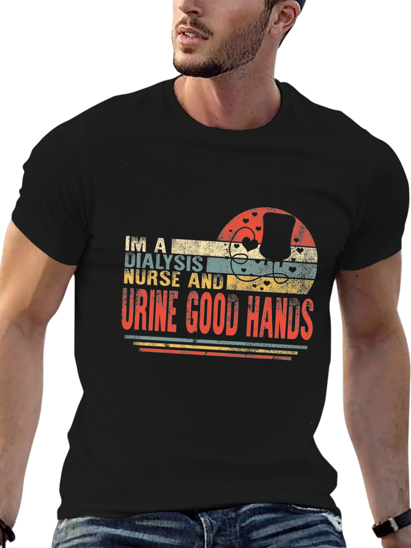 Dialysis Nurse T-Shirt - Urine Good Hands