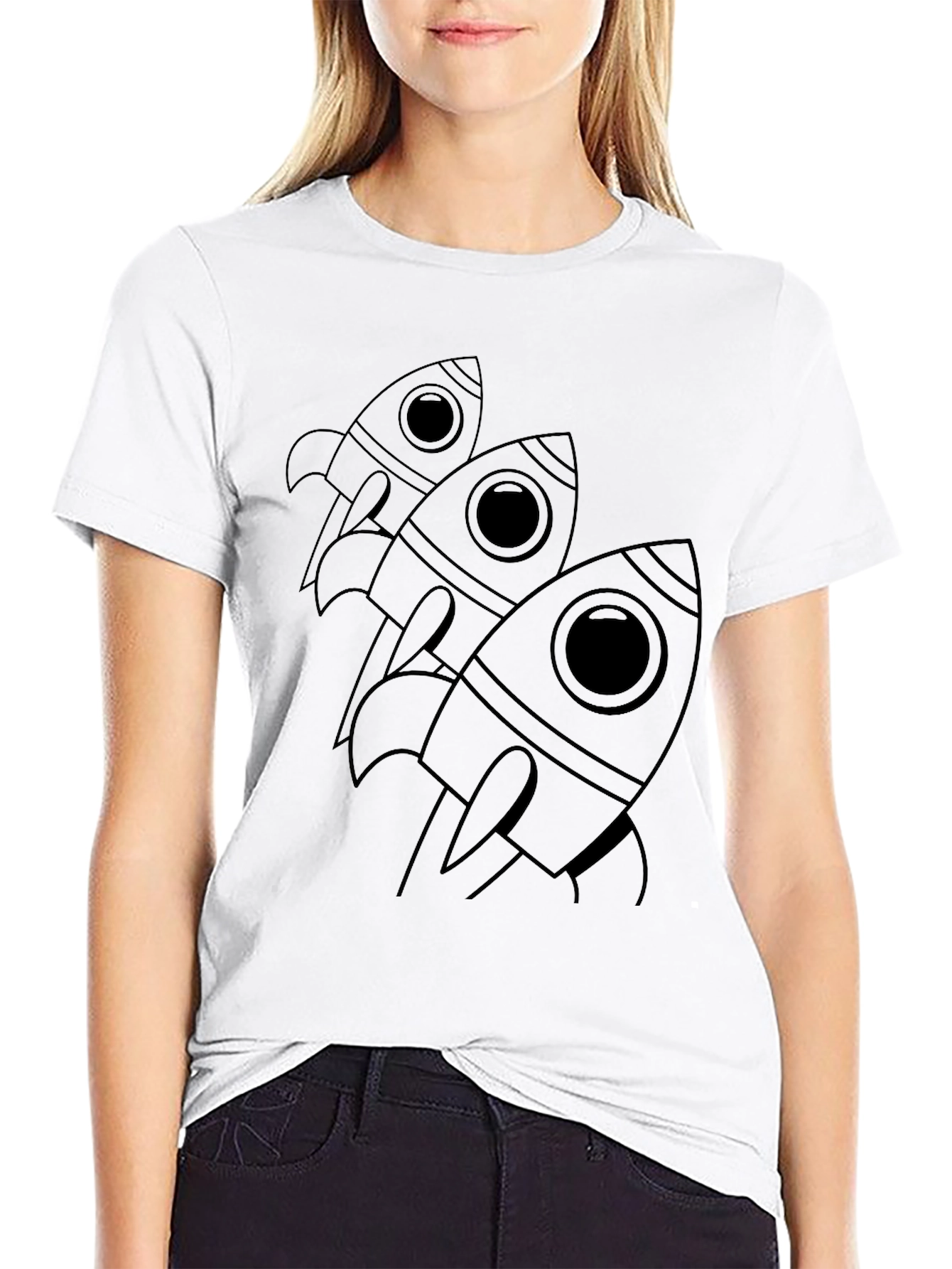 Rocket Launch Graphic T-Shirt