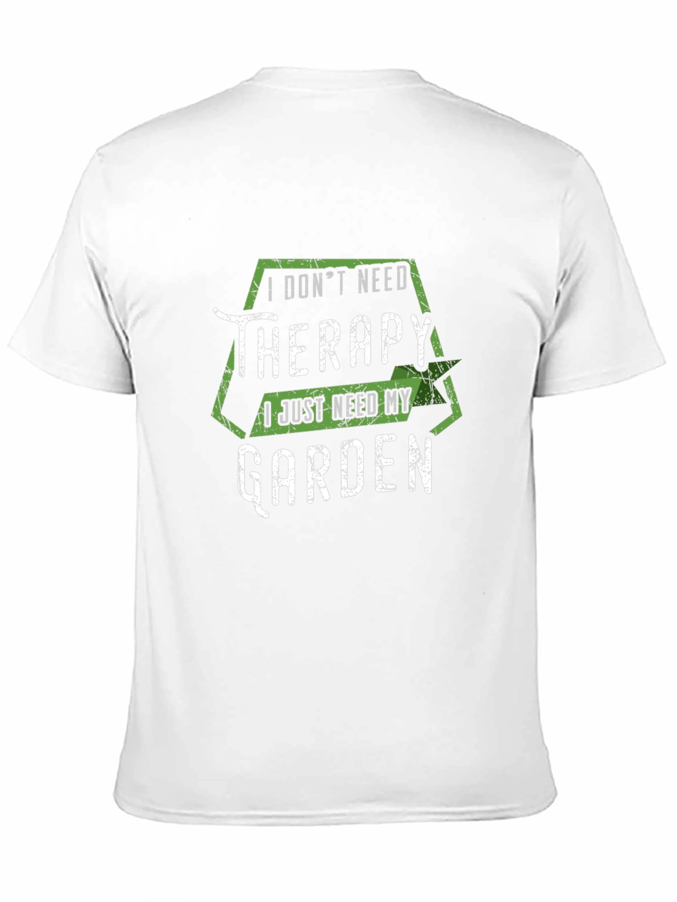 Funny Garden Therapy T-Shirt - Black