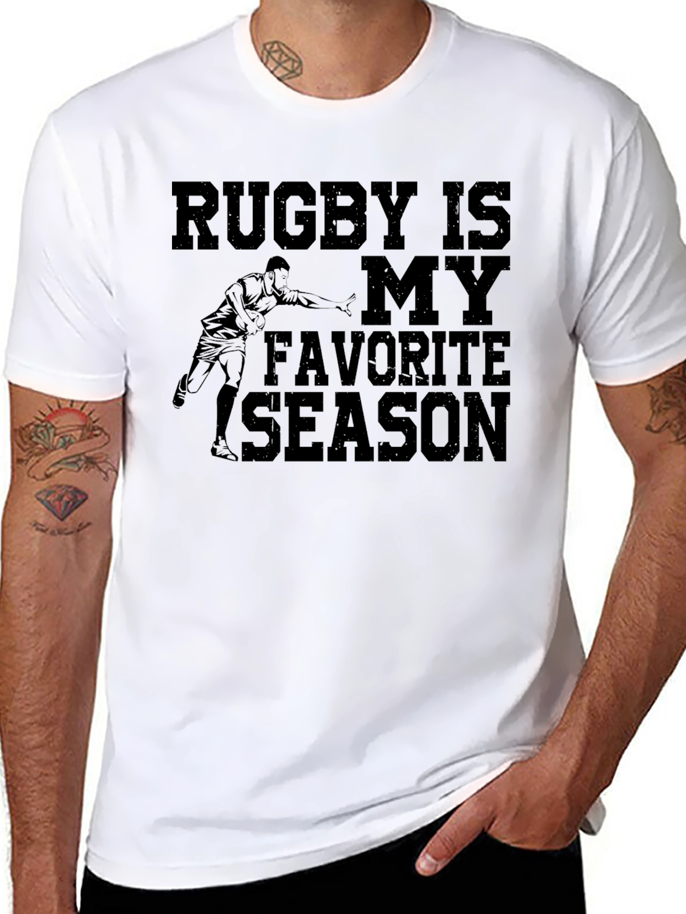 Rugby Is My Favorite Season Graphic Tee